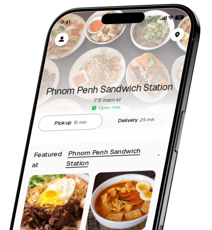 Phnom Penh Sandwich Station app preview